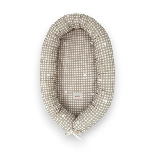 Countryside Check Baby Nest by Malomi Kids