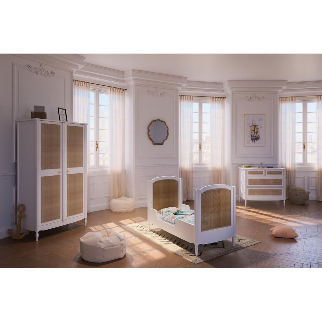 HERMIONE Chest of Drawers - Neige