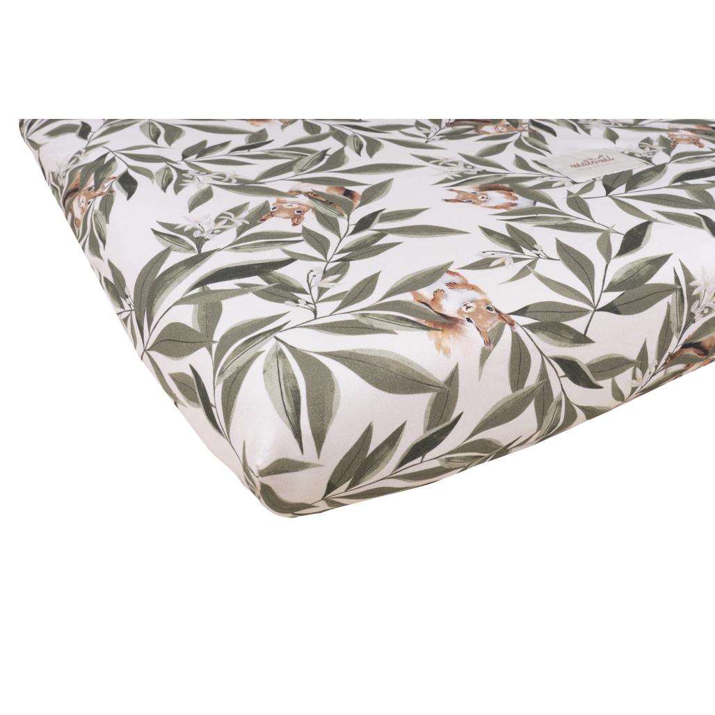 Woodland Cotton Fitted Sheet by Malomi Kids