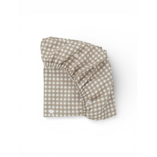 Countryside Check Cotton Fitted Sheet by Malomi Kids