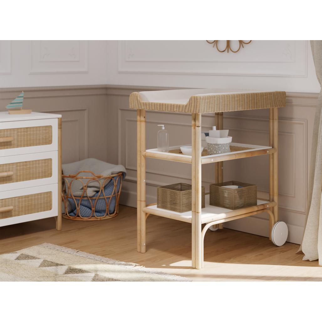 Oceania Changing Table - Neige