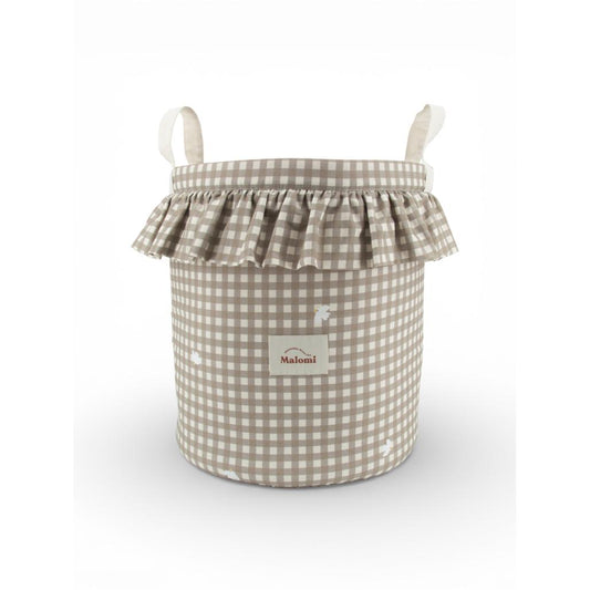 Countryside Check Toy Basket by Malomi Kids