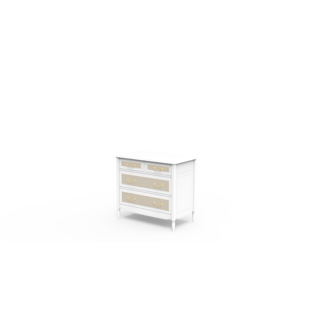HERMIONE Chest of Drawers - Neige