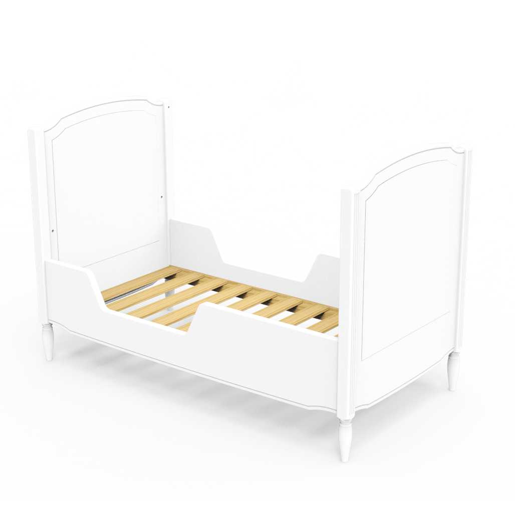 LAFAYETTE NEIGE Evolutive Bed 60 × 120 cm – From Crib to Toddler Bed