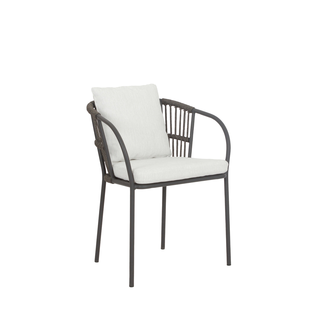 Saltö dining chair with rope backrest