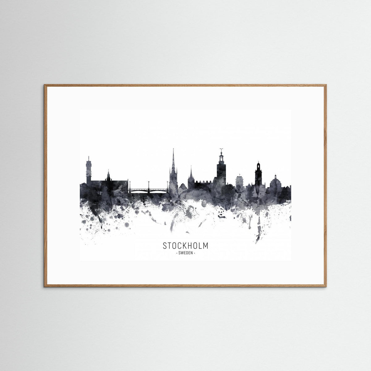 Stockholm Sweden Skyline by Michael Tompsett