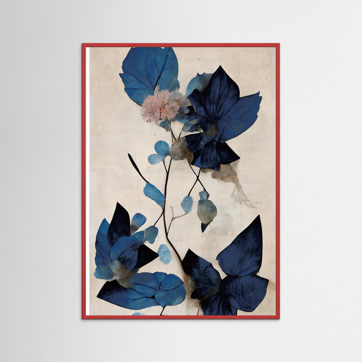 Blue Dry Flowers by Treechild