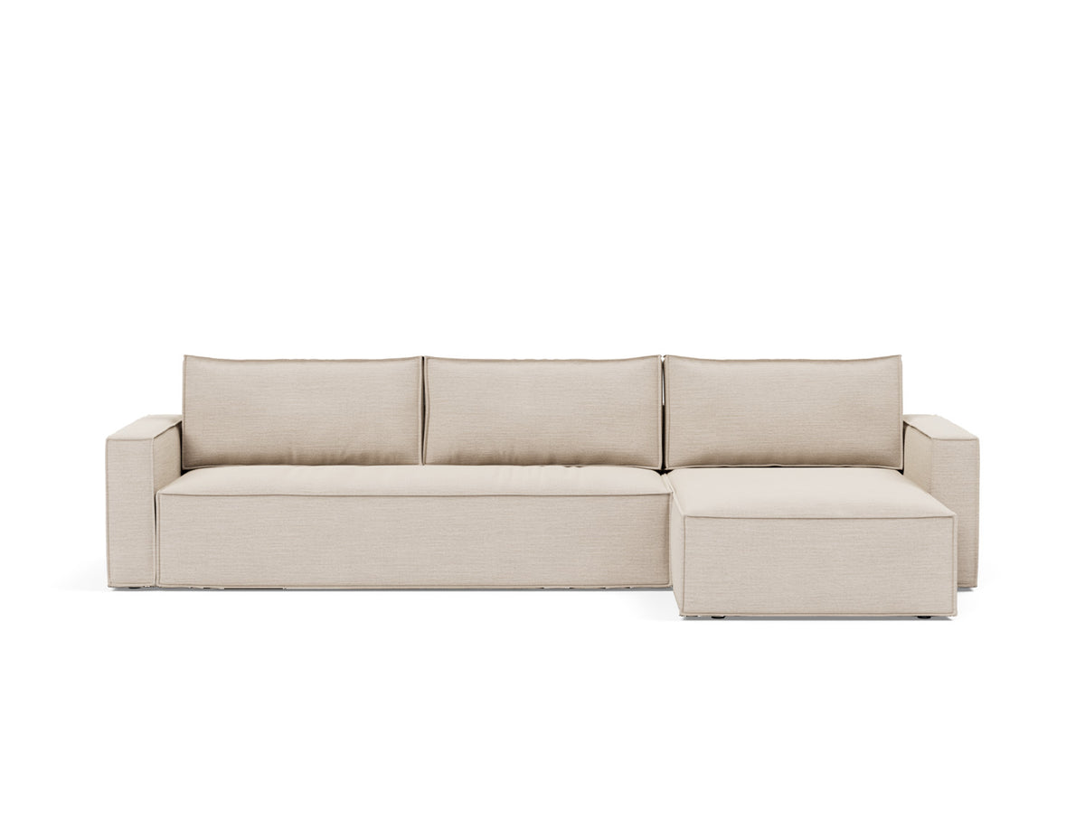 NEWILLA Sofa Bed with Chaise 145x300CM