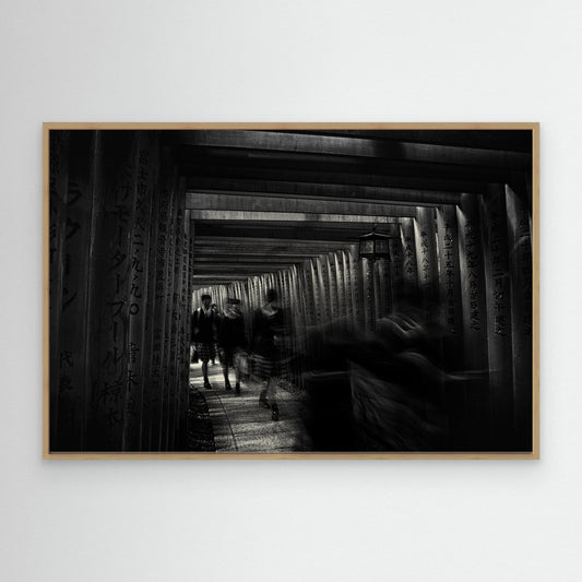 walking through the 1000 tori gates by Swapnil