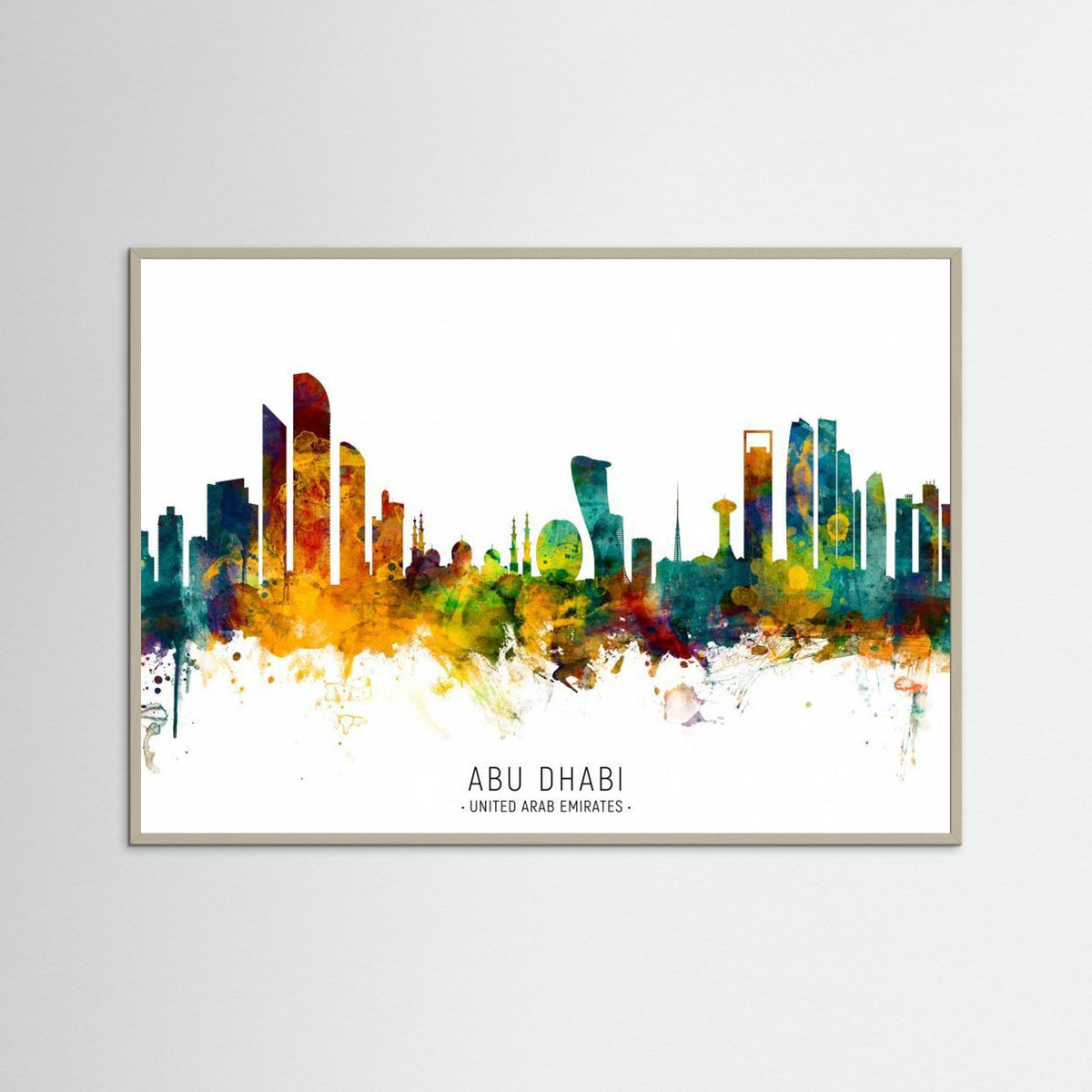 Abu Dhabi Skyline by Michael Tompsett