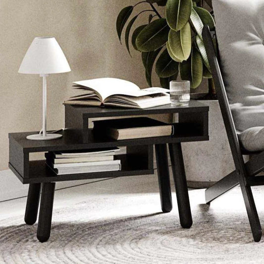 Karup Design HAKO Black Bedside Table 60CM