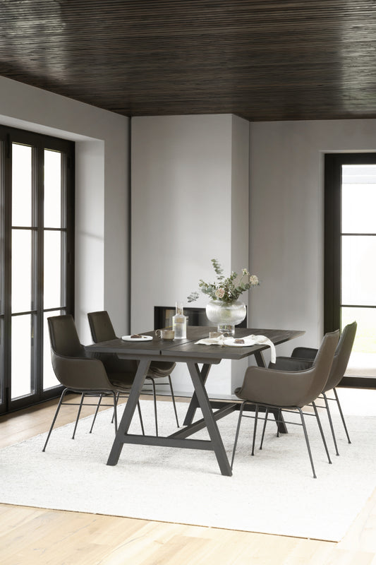 Rowico LOWELL Leather Armchair - Set of 2