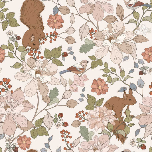 Squirrels in the Woods Wallpaper