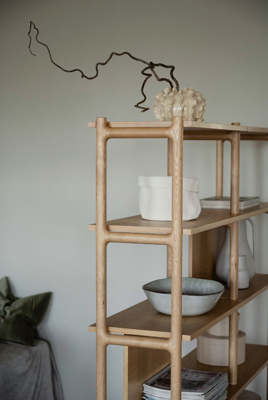 Rowico HOLTON Oak Bookshelf 140 CM - Outlet