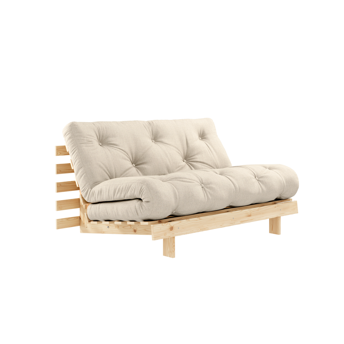 ROOTS 140 Sofa bed in Raw Pine — Karup Design