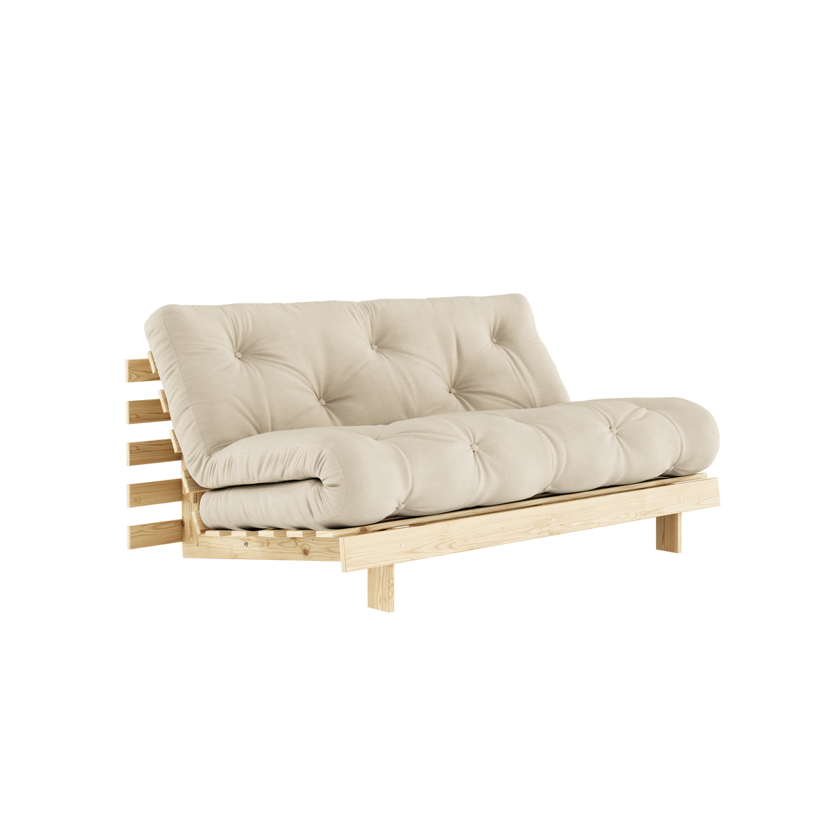 ROOTS 160 Sofa bed in Raw Pine — Karup Design