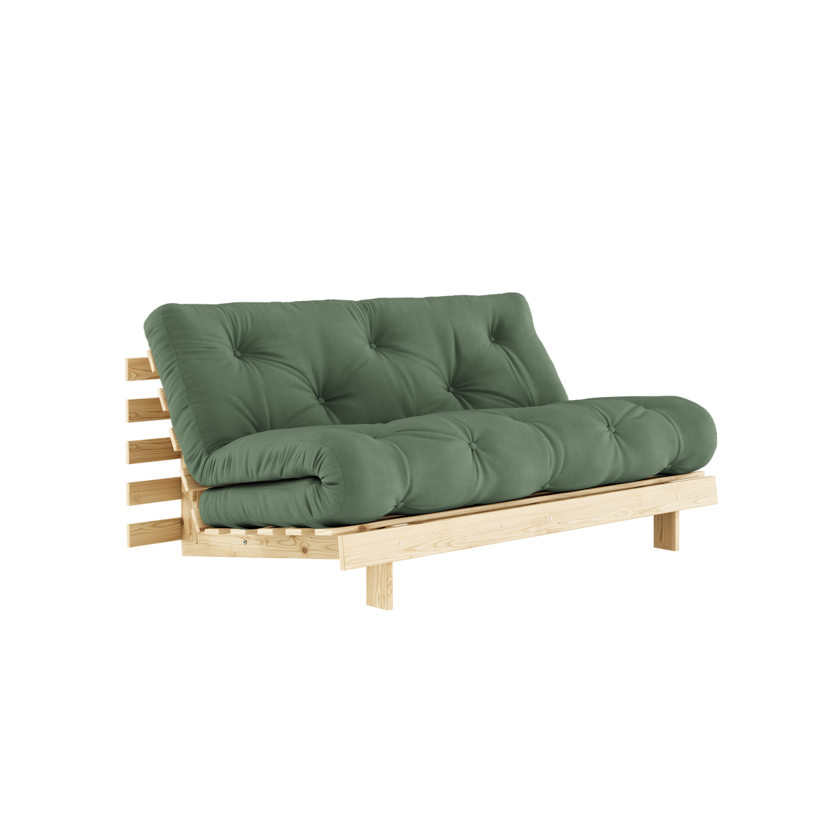 ROOTS 160 Sofa bed in Raw Pine — Karup Design