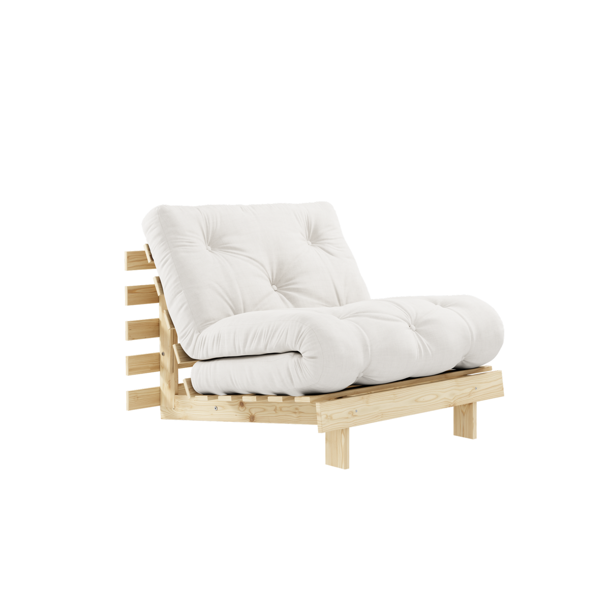 ROOTS 90 Sofa bed in Raw Pine — Karup Design