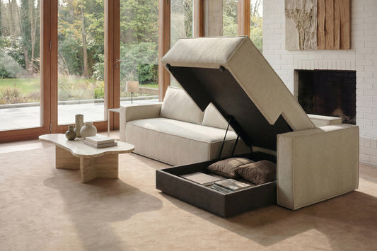 NEWILLA Sofa Bed with Chaise by Innovation Living, interior