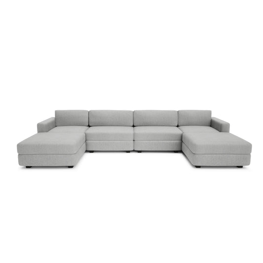 Modular Sofa GRACIA - U-shaped 180 x 360 x 180 cm - Grey