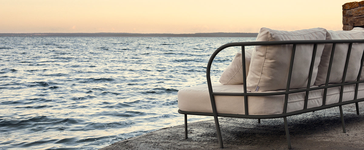 Saltö aluminium sofa