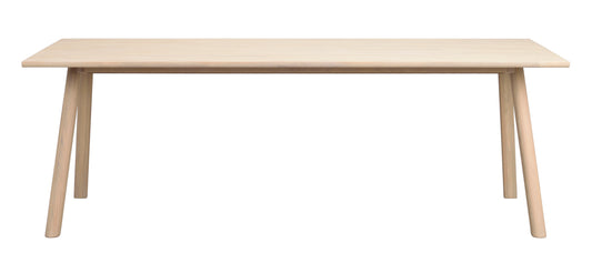 Clapperton Extendable Dining Table 220 x 95 cm – Whitewash Oak