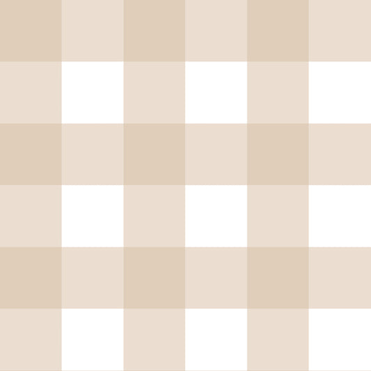 Check Classic Beige Wallpaper