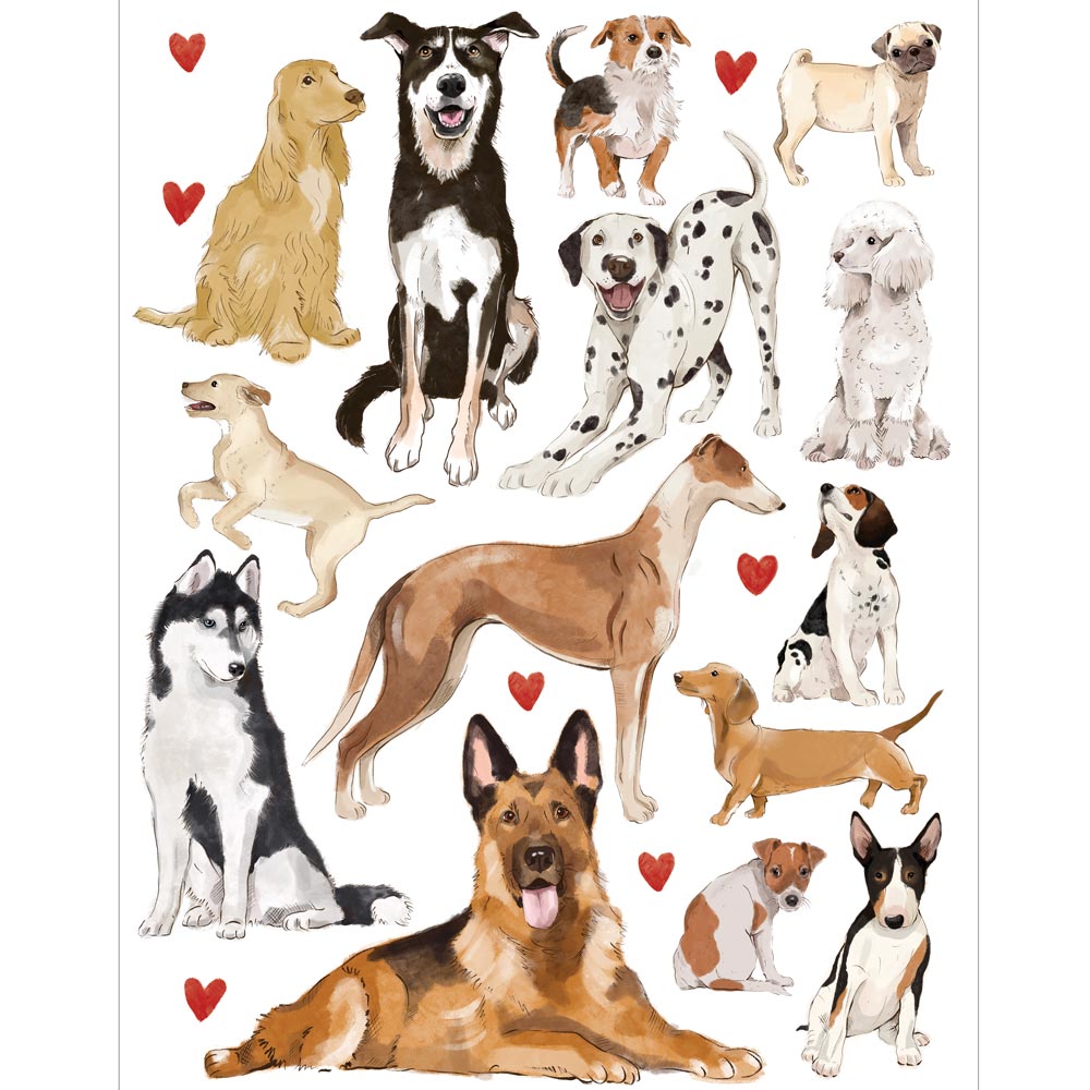 Dogs are the best Wallstickers