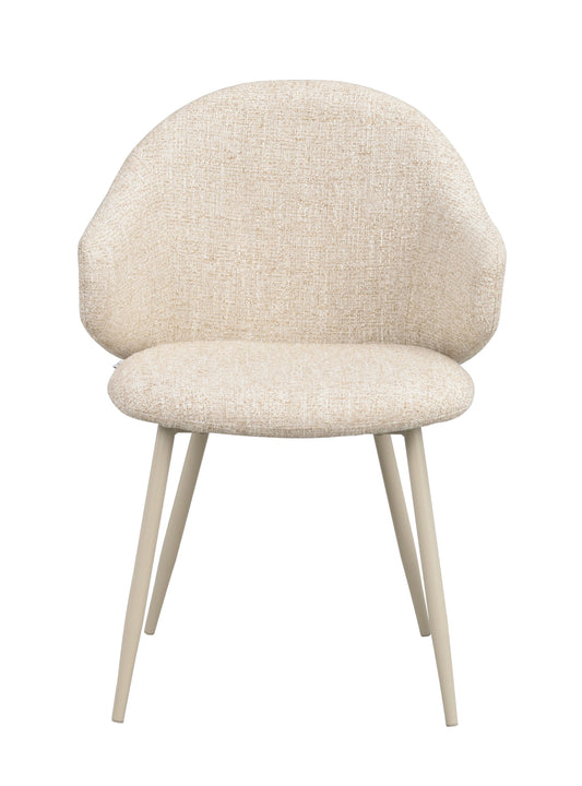 Drake Dining Armchair – Light Beige (Set of 2)