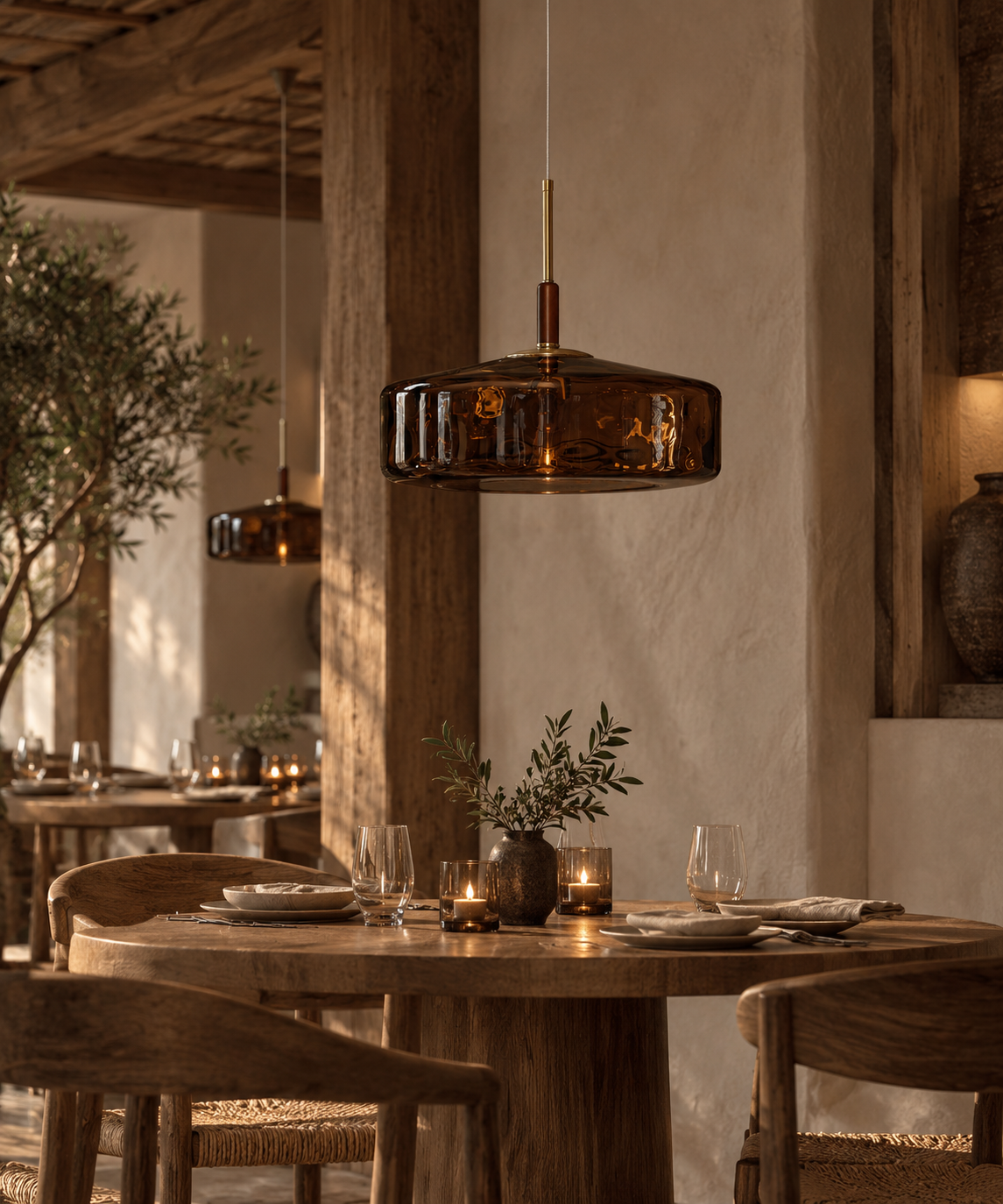 The Cognac Pendant Lamp - L