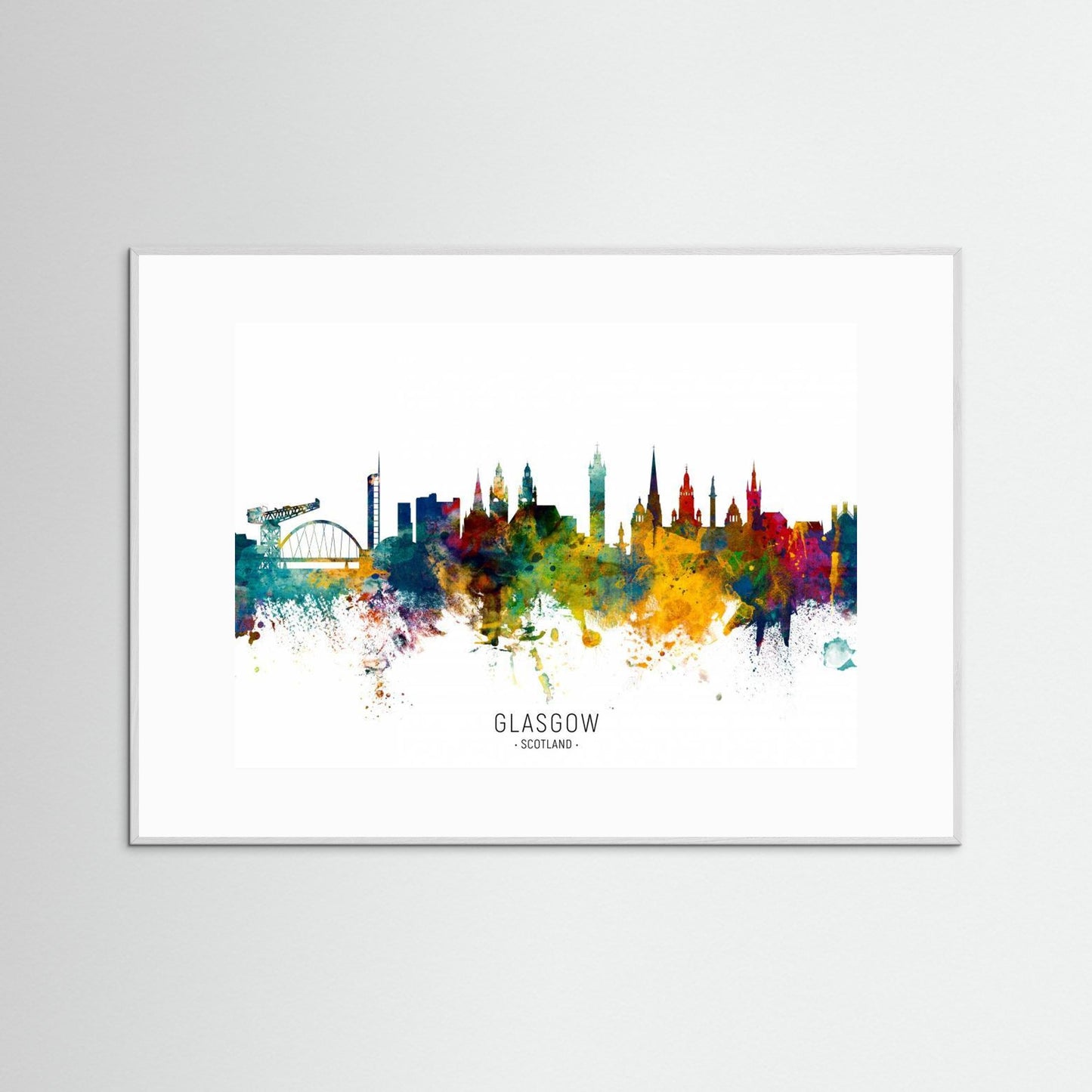 Glasgow Scotland Skyline by Michael Tompsett