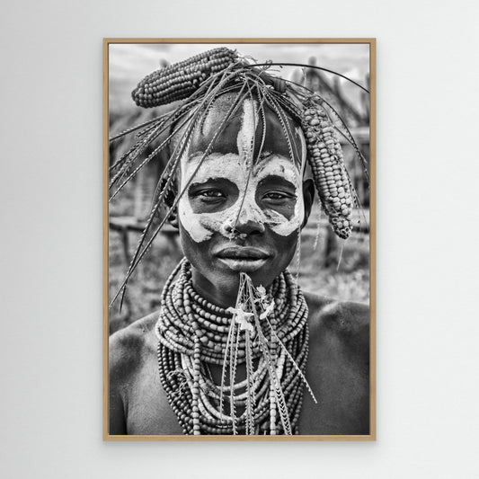 A Woman of the Karo Tribe (Omo Valley-Ethiopia). by Joxe Inazio Kuesta Garmendia