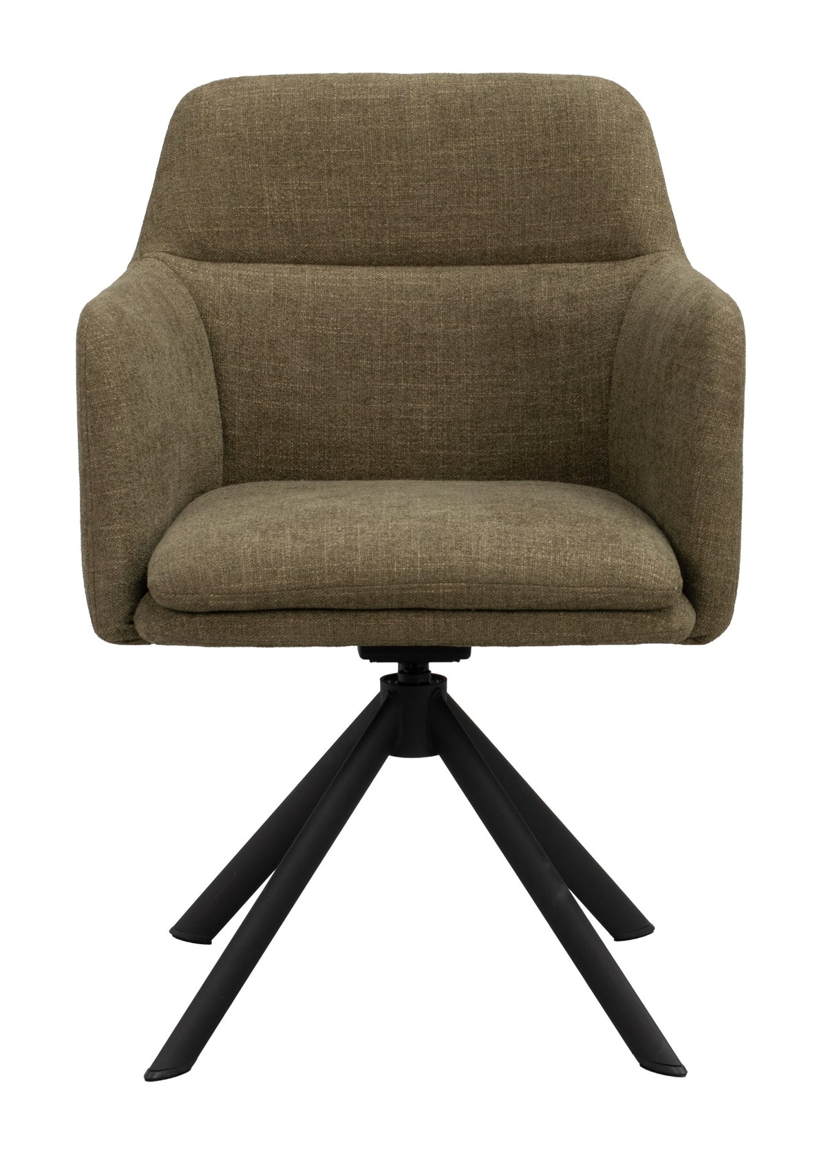 Gladstone Swivel Dining Armchair (Set of 2) – Green