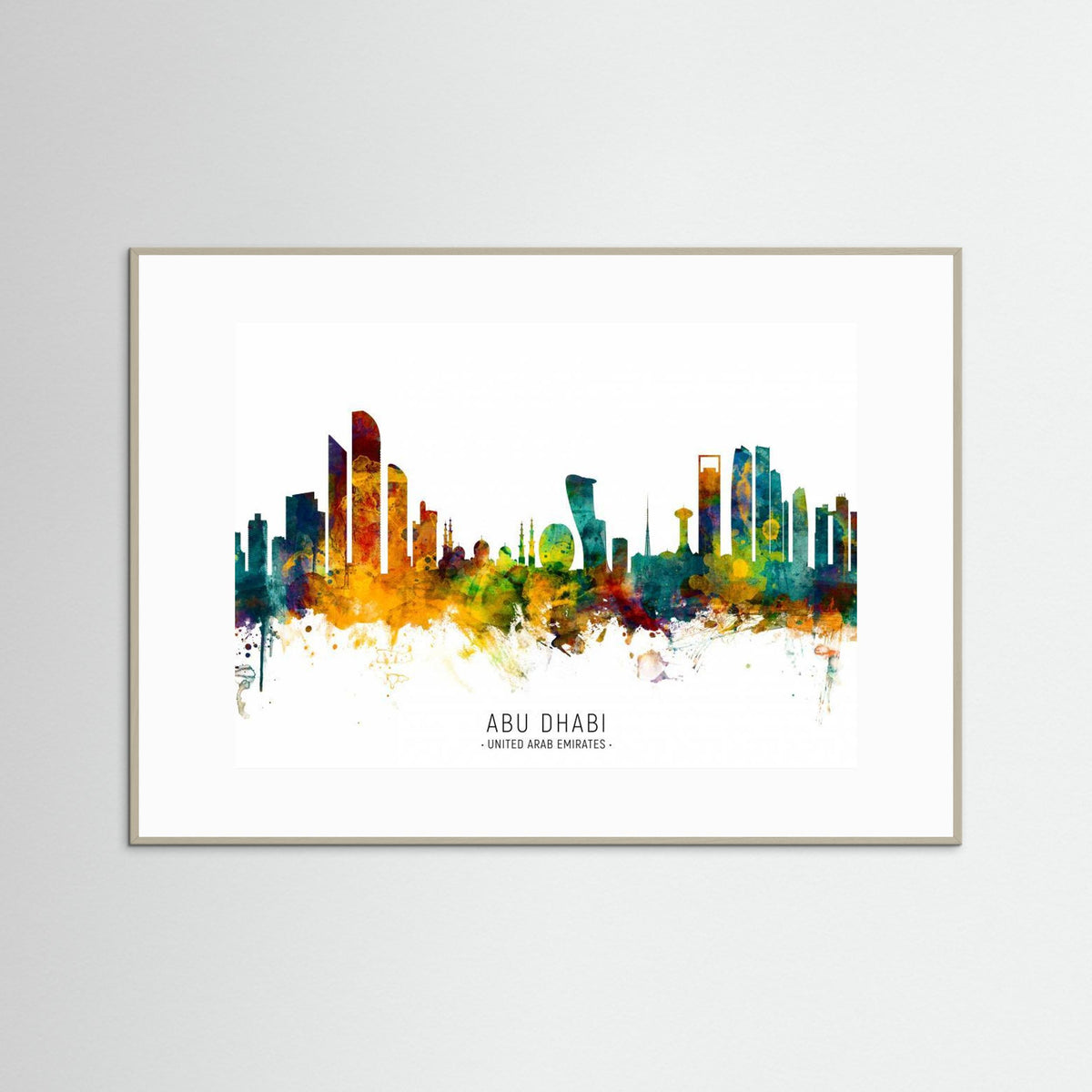 Abu Dhabi Skyline by Michael Tompsett