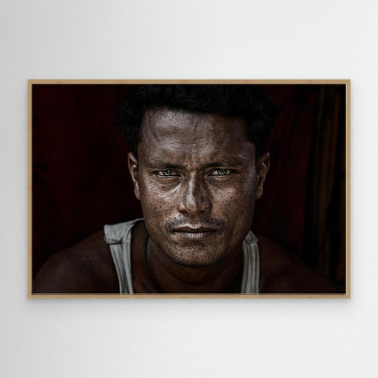 Portrait of a Rohingya refugee man - Bangladesh by Joxe Inazio Kuesta Garmendia