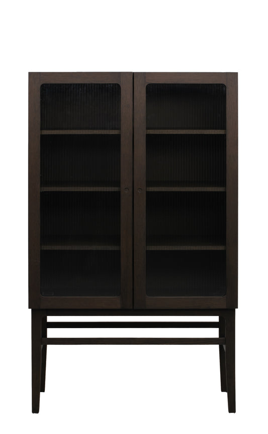 Meadowbrook Display Cabinet 95 x 160 cm – Brown Oak