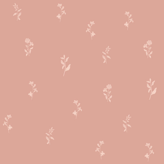Pink subtle twigs Wallpaper