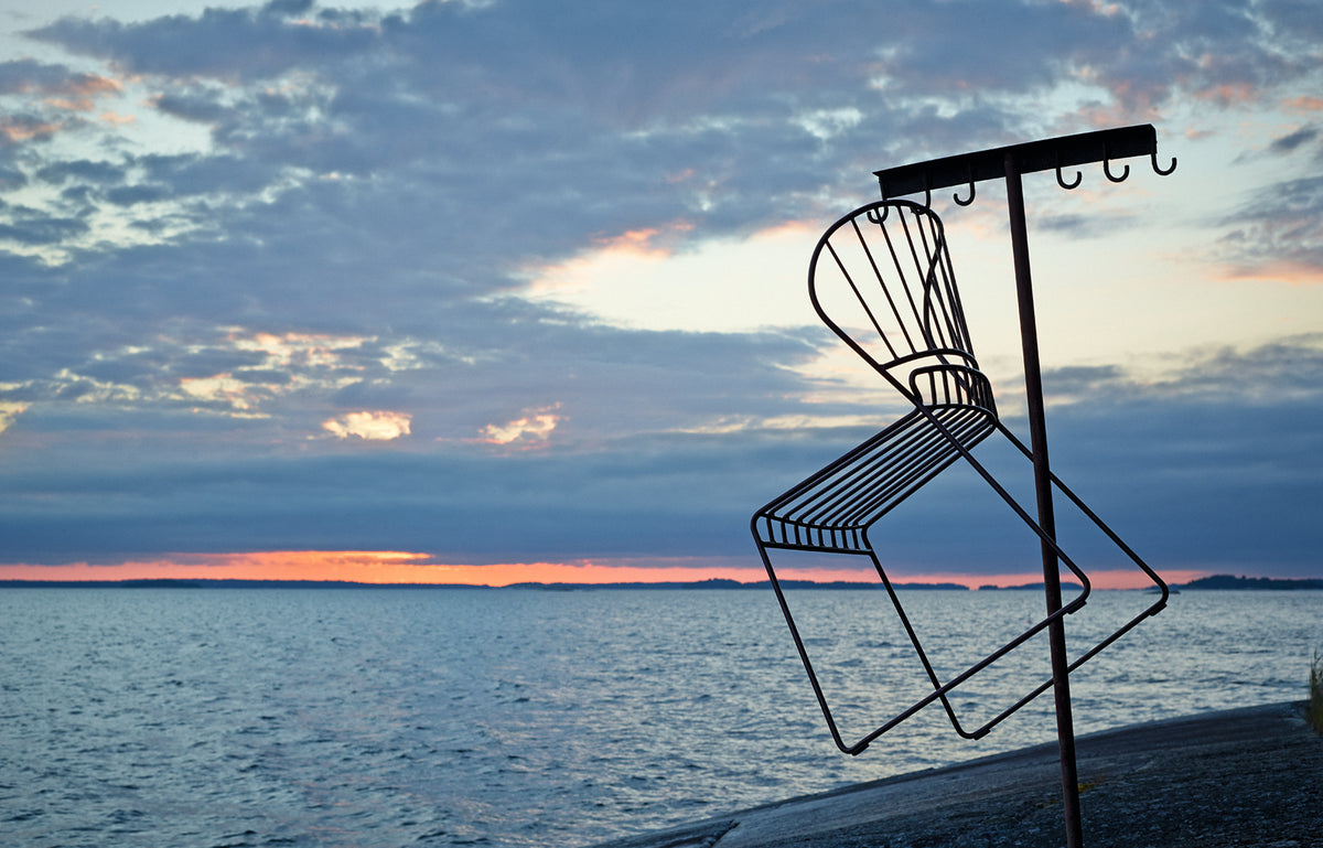 Resö chairs in charcoal grey