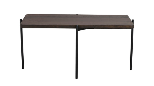 SHELTON Coffee Table 95CM & 145CM – Small / brown ash/black metal