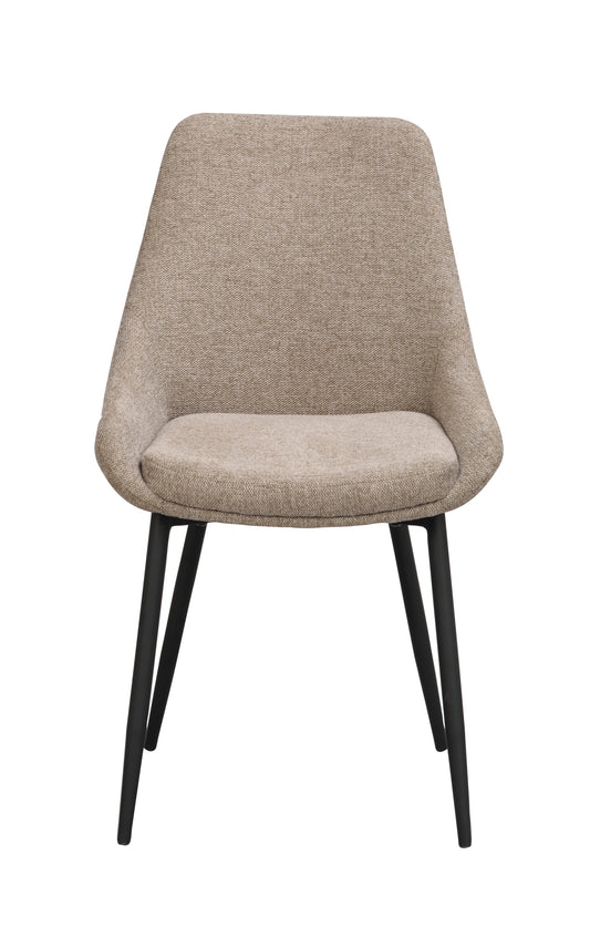 SIERRA Fabric Set of 2 Chairs – Beige