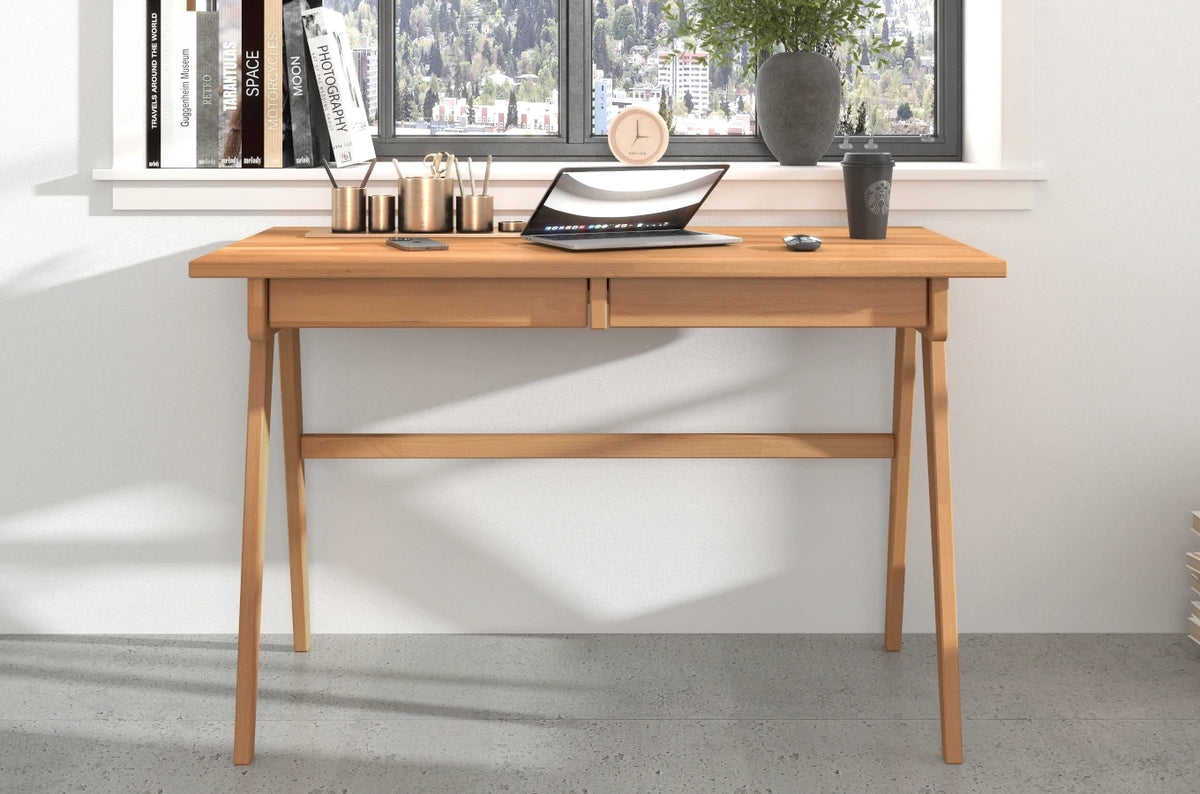 EDDA Beech Desk / Dressing Table 120CM