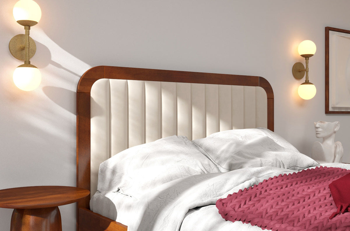 MODENA BC Beech Bed with Lift-Up Storage