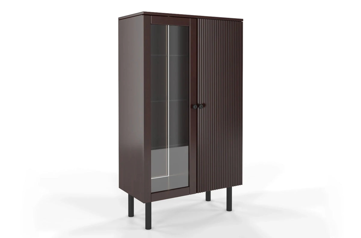 NORVIK High Beech Display Cabinet 80CM