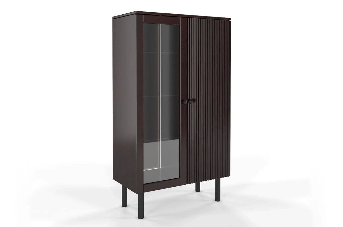 NORVIK High Pine Display Cabinet 80CM