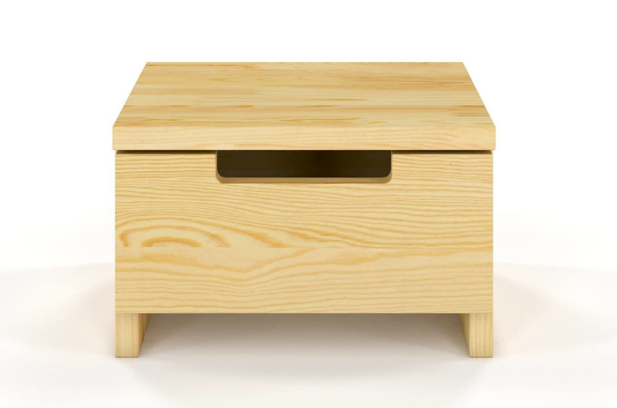 SPECTRUM Pine Low Bedside Cabinet