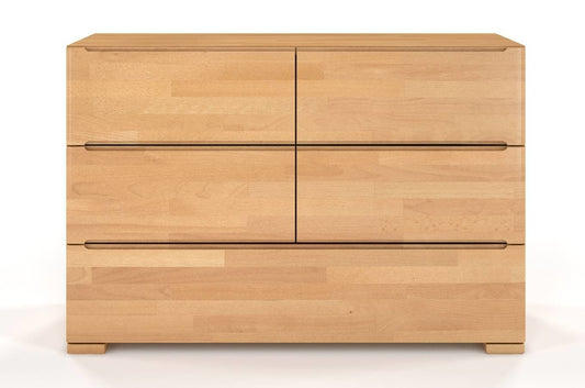 SPARTA Beech 5 Drawer Chest