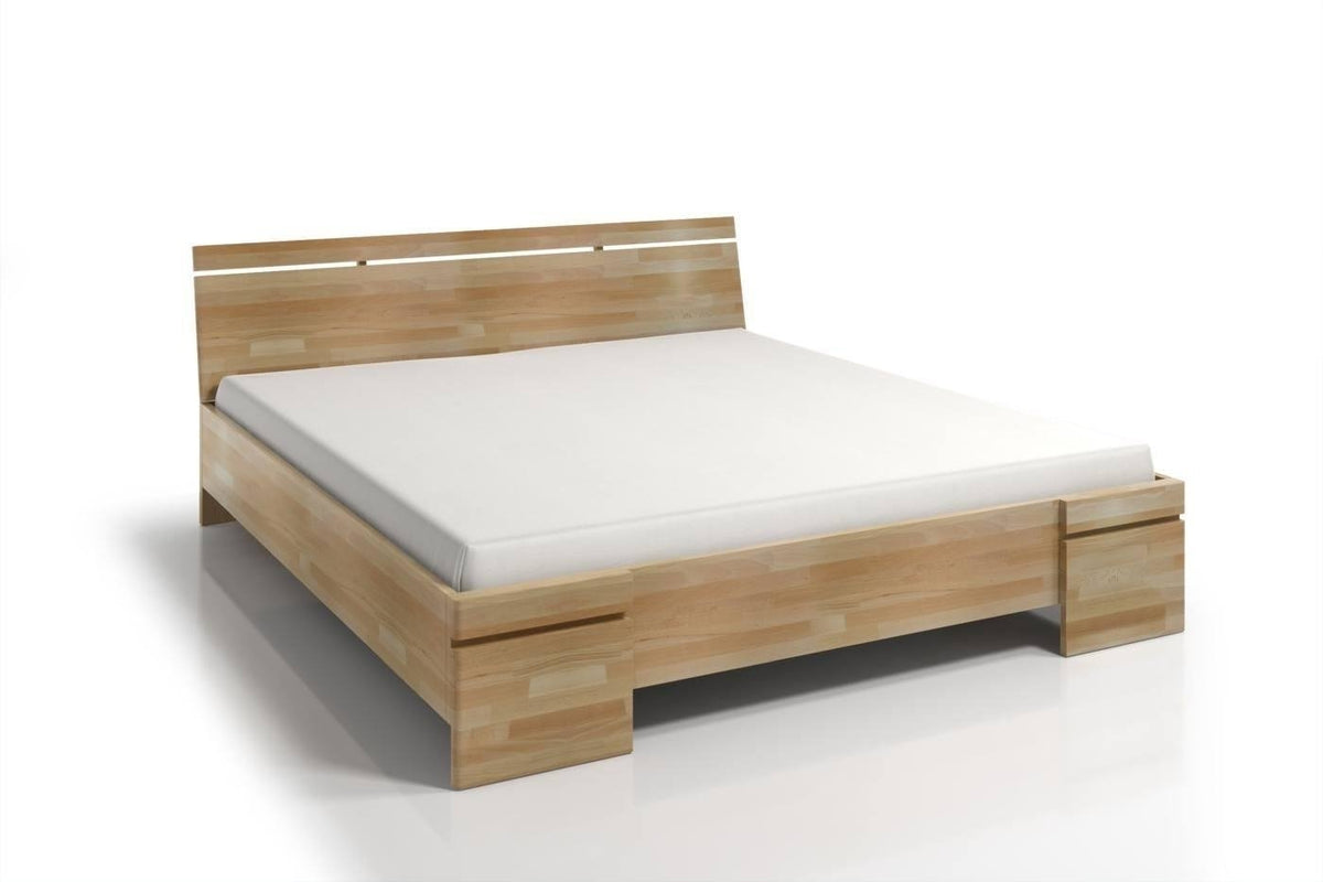SPARTA Beech Maxi Bed with Storage