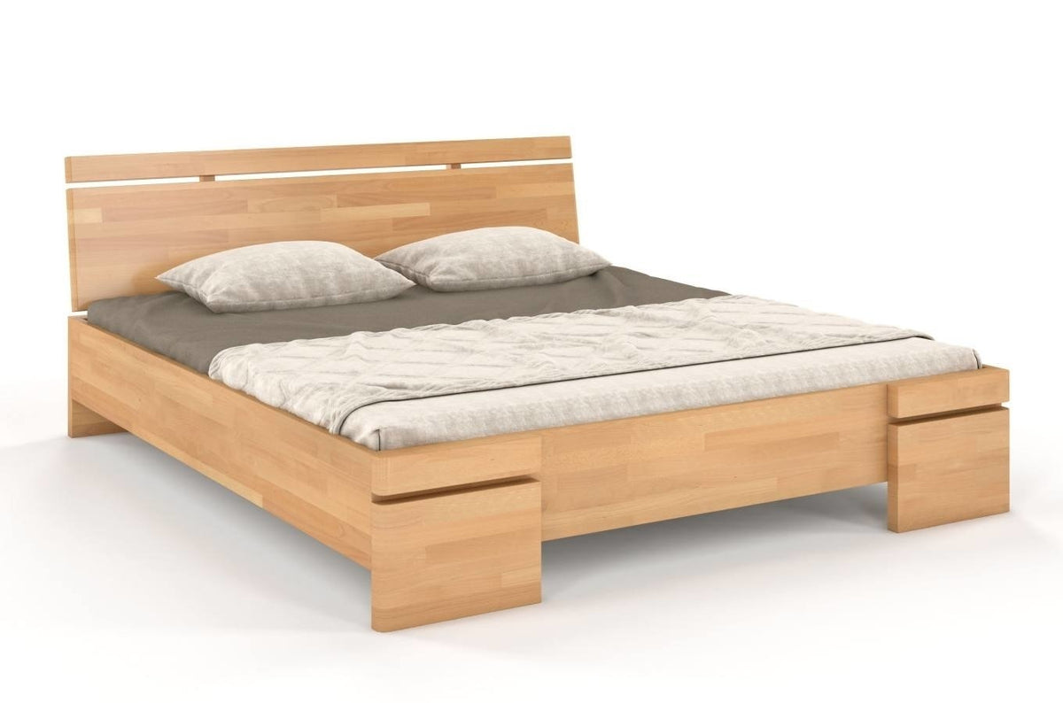 SPARTA Beech Maxi Bed with Storage