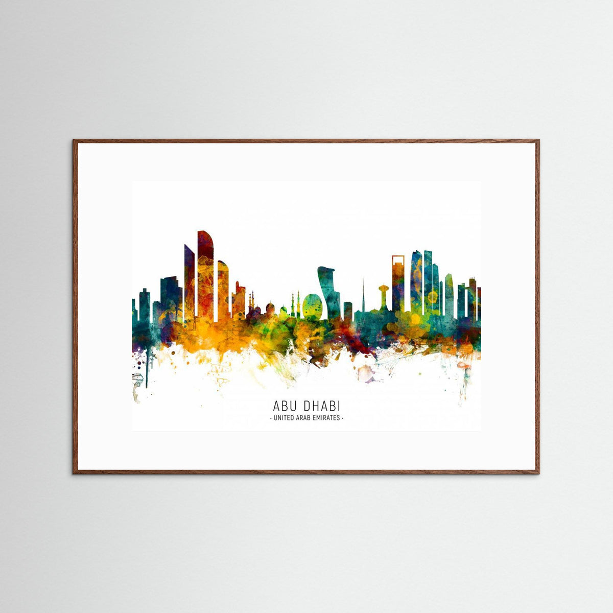Abu Dhabi Skyline by Michael Tompsett