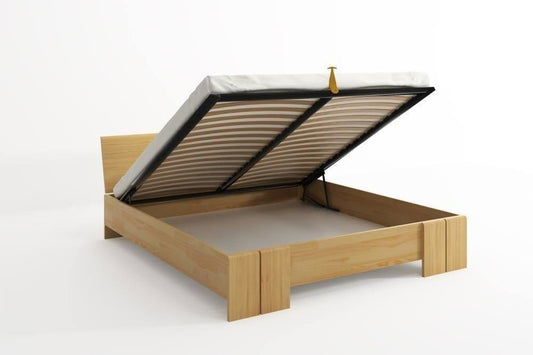 VESTRE Pine Maxi Bed with Storage